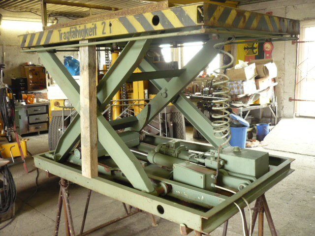 Takraf Markranstädt Scherenhubtisch HT 630 1120 1600 2000 2500