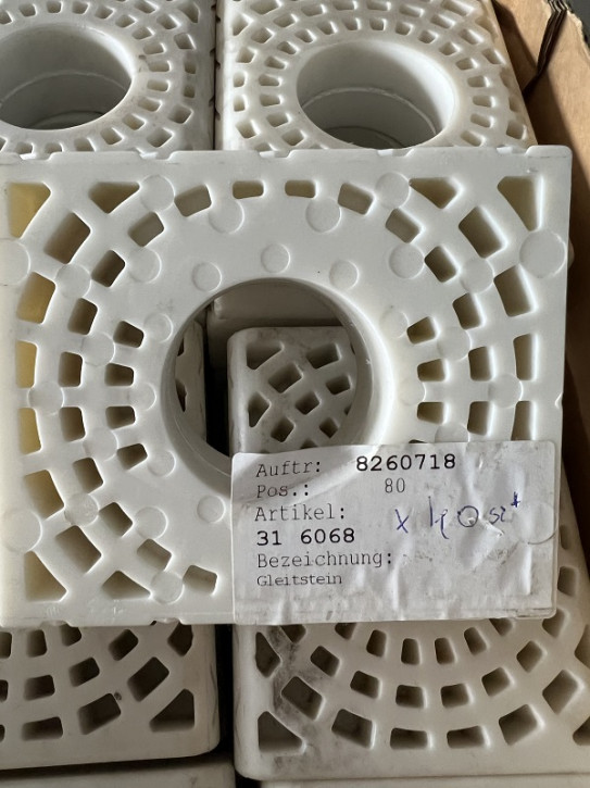 Gleitstein Gleitschiene Gleitklotz Gleitstück Gleitelement Slift Typ CO2.30E3 - CO2.35E3 - CO2.40E3 - CO2.50E3
