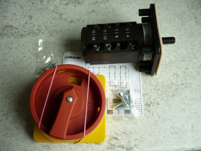 Sälzer Wendeschalter Steuerschalter Hauptwendeschalter Ravaglioli RAV KPN 305 KP 301