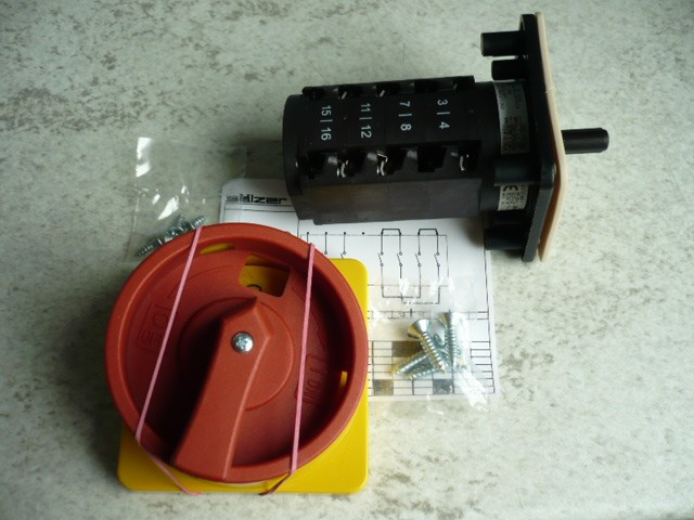 Sälzer Wendeschalter Steuerschalter Hauptwendeschalter Romeico Beissbarth R.230