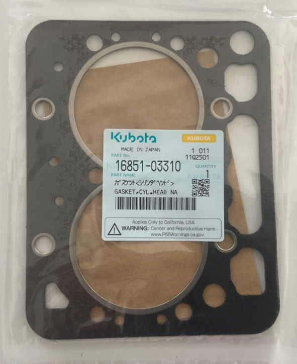 Zylinderkopfdichtung gasket cylinder head Kubota Engine Z482 1685103310 68510331