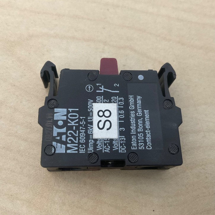 Kontaktblock Kontaktelement für Steuerschalter Zippo Hebebühne Typ 2405 (Öffner)