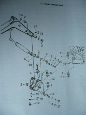 Bolzen Buchsenkit Dichtung Yanmar B15-3 Minibagger ADA00400