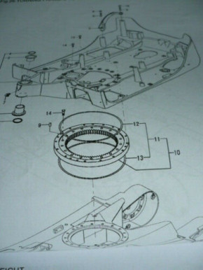 Drehkranz Zahnkranz Drehmotor Yanmar SV17 EX SV 15 17214957600