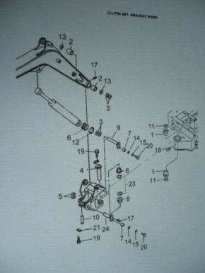 Bolzen Buchsensatz Dichtung Yanmar B18 Minibagger ADA00301