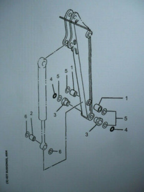 Buchsen Kit Siegel O-Ringe Yanmar B22 / B22-2A Minibagger ADE00800