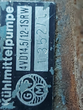 12V Kühlmittelpumpe Wasserpumpe Kühler Takraf 3202 6302 VEB Fortschritt IFA DDR