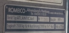 XPA Keilriemen Schmalkeilriemen Romeico Atlantic TC Hebebühne 2 Säulen Hubbühne