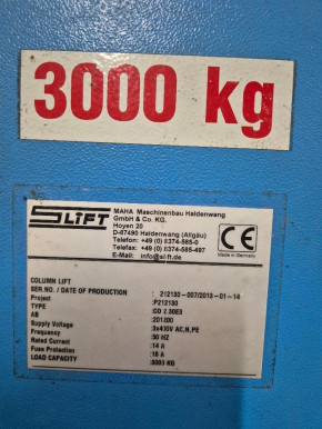 Tragmutter + Sicherheitsmutter im Paket für Slift Hebebühne Typ CO 2.30 E3 (3 Tonnen) CO 2.35 E3 (3,5Tonnen)