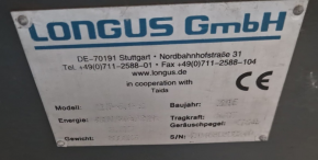 Handpumpe Notablass Hydraulikaggregat Ventilblock Longus DSH5000 CLT 5.0 S LT AF
