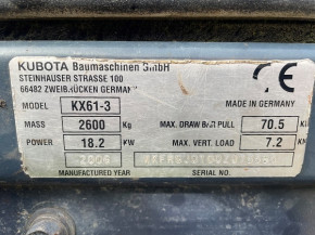 Dichtring Dichtung Dichtsatz Zylinder seal kit Kubota KX61-3 KX71-3 RG71967902