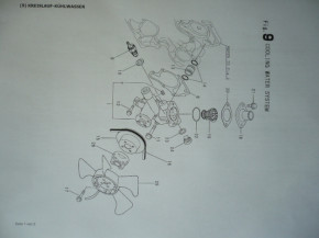 Wasserpumpe Kühlwasser Yanmar B15 11926642100 11926642102