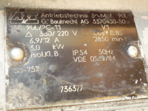 ATB AF90L Motor Elektromotor Antrieb Spindel Steuerung Zippo Hubbühne 62.10.140