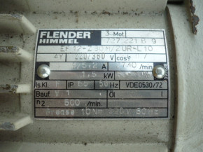 Flender Motor Getriebe Elektromotor Antrieb Spindel Steuerung Zippo 62.10.085