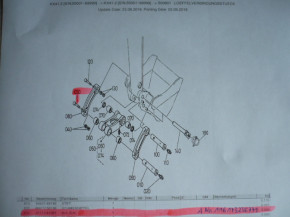 Schraube bolt Verbindungsstück Kubota KX41-2 Minibagger 0117351065