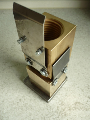 Lifting nut + safety nut + Locking plates for Zippo lift type 1401 1411 / 4 tons lift