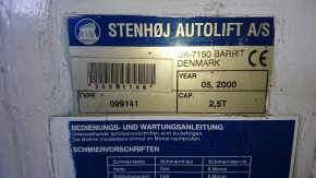 SPZ Keilriemen Schmalkeilriemen für Stenhoj DS2 Electronic / Mascot 613 611 / 210757 - 2 Säulen Hebebühne