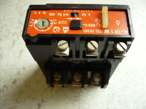 Bi Metallrelais Motorschutzschalter Überlastrelais IR 1/2 2,5-4,2A VEB Bühne FHB 12.1