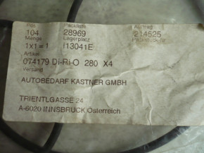 Oring O-Ring JAB Dichtung Stempelabdichtung Hydraulikzylinder J.A.Becker 074179