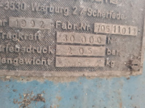 Laufrolle zweireihig Lödige Scherenhubtisch Hubbühne Verladerampe 705/11013