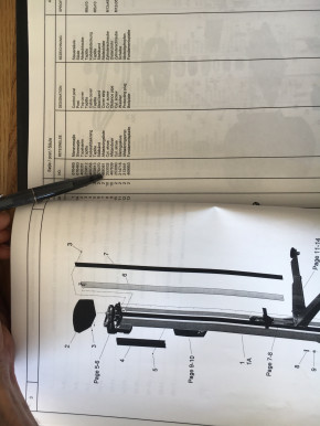 Abdeckung Säule Abdeckleiste Stenhoj Typ Maestro 2,32 - 099527 M 2.30 F - ST468361 / Länge 2625 mm