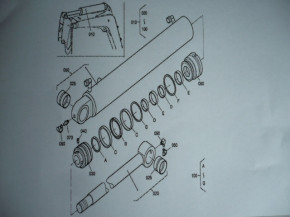 Dichtring Dichtung Dichtsatz Zylinder seal kit Kubota KX61-3 KX71-3 RG71967902