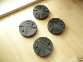 Auflageteller Gummiauflagen für Slift Classic 2.25 Hebebühnen (125mm x 28mm, mit Stahleinlage)