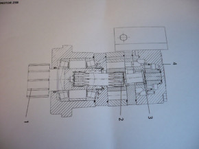 Ersatzteilset Drehmotor ZSB Hydraulik Yanmar SV17 15 SK16 B18 B15 Minibagger