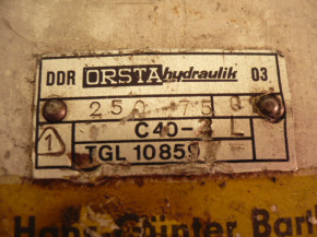 Orsta tandem pump hydraulic pump for VTA Forklift Takraf DFG 3202 N-A, DFG 4002 C40-2 L A6,3 L / DFG 3002 C40-2 L + A6,3 AL