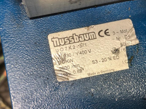 Motor Elektromotor Unterölmotor 3KW mit Fuss Nußbaum SPL 3500 Plus / Sprinter 3000 Express Mobil / Unilift 3500 NT Plus / 2.35 TS / 992658