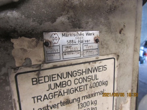 Lift nut, load nut (old version) for MWH Consul Jumbo H050 / H040 / H080 (5 tons), H015 (4 tons) H0141
