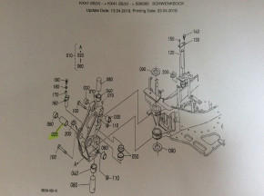Hülse Distanzbuchse Stahlbuchse Lagerbuchse collar Kubota KX41-3 S RG13866910