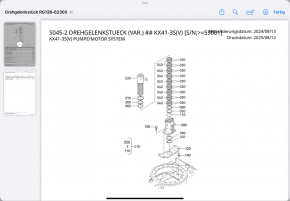 Dichtsatz seal kit Drehgelenkstück Drehdurchführung ROTARY JOINT Kubota KX41-3SV