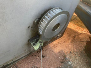 Umlenksegment Def. Element für Steuerseil Zippo Hebebühne Typ u.a. 1501 (für G Seite unten am Kettenkasten)