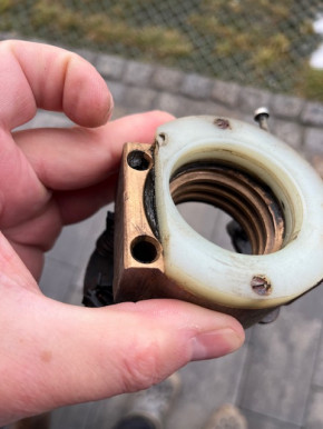 guide ring for safety nut (angular) Romeico Atlantic, Türfrei and Nordmeer Lift Type TC KC to Factory No. 20000 / Type 2.5 tons 3.0 tons from Factory No. 20000