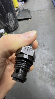 Check valve, hydraulic valve, holding valve, Nussbaum Sprinter Mobil II 2