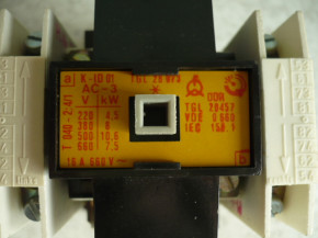 Schütz Luftschütz Leistungsschütz contactor K-ID01 220V VEB EAW DDR Aufzug