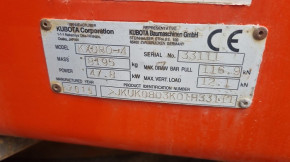 Riegel Schloss assy key Motorhauben-Verschluss Kubota KX080-4 Bagger RD80943640