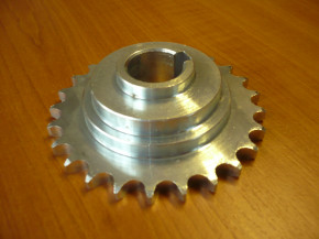 1/2" Kettenrad Antriebsrad für Romeico H224 / FOG 449 Hebebühne (Kettenrad mit Paßfeder)