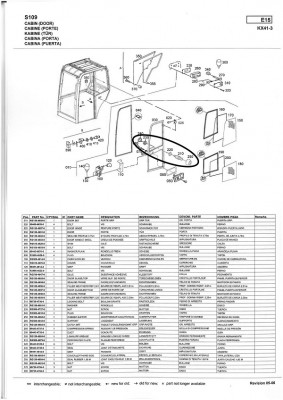 Verriegelung Rastbolzen Kabinenschloß key Kubota KX41-3 Minibagger 6972947360