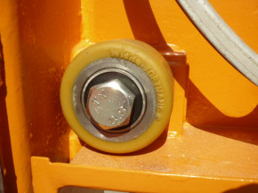 Vulkollan Laufrolle Lagerung 603023 Lissmac MBS 602 Jumbo Bandsäge Schneidetisch