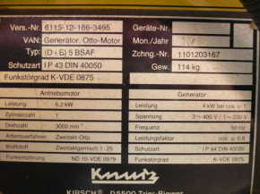MBB G1200 Elektrohydraulische Arbeitsbühne Hubbühne Hebebühne Typ G 1200 BG Giraffe