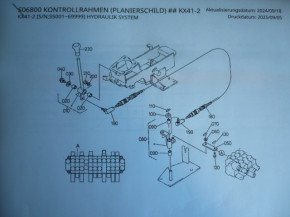 Kabel Planierschild Bowdenzug Steuerseil Kubota KX41-2 Minibagger 6839165560