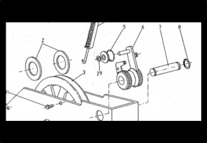 Führungsrolle 672897 Seilrolle Seilführung Umlenkrolle Steuerseil Stenhoj 1980