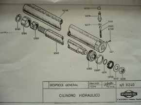 Dichtsatz Dichtung Manschette Hydraulikzylinder 9240 ISTOBAL 42724-04 Bühne Lift