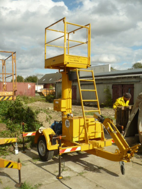 MBB G1200 Elektrohydraulische Arbeitsbühne Hubbühne Hebebühne Typ G 1200 BG Giraffe