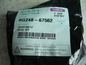 Dichtring Dichtung Dichtsatz Zylinder seal kit Kubota KX61-3 KX71-3 RG24867562