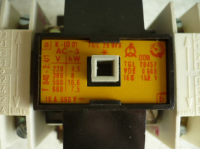 Schütz Luftschütz Leistungsschütz contactor K-ID01 220V VEB EAW DDR Aufzug