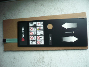Membrane keypad, Cripflex connector, control unit Herrmann Eco Lift 2.35