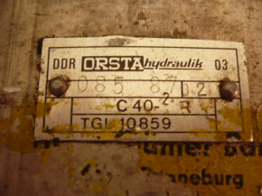 Orsta Tandempumpe Hydraulikpumpe für VTA Gabelstapler Takraf DFG 3202 N-A, DFG 4002 C40-2 R